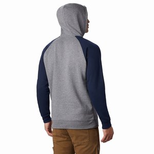 Columbia Hart Mountain™ II Skinna Hoodie Herr Grå/Marinblå (XQGYL1298)